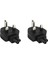 2x Ingiltere 33 Pimli Erkek-Iec 320 C5 Fiş, Ingiltere-C5 Ac Güç Adaptörü Ingiltere Fiş. Endüstriyel Ağır Dönüştürücü (Yurt Dışından) 1