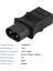 2x 2 Pimli Iec 320 C8 Erkek-Iec 320 C9 Dişi Ac Adaptörü 6A/250V Ab Endüstriyel Güç Dönüştürücü (Yurt Dışından) 5