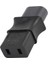 2 Pimli Iec 320 C8 Erkek-Iec 320 C9 Dişi Ac Adaptörü 6A/250V Ab Endüstriyel Güç Dönüştürücü (Yurt Dışından) 2