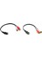 2 Adet 3.5mm Jack Dişi - 2 Dişi Jaklar Stereo Adaptör Ses Ayırıcı 2 Rca Jack Aux Stereo Ses Kablosu (Yurt Dışından) 1