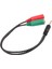3pcs Kablo Adaptörü 2 Arada 1 Splitter 4 Pole 3.5mm Ses Kulaklık Kulaklığı 2 Dişi Jack Kulaklık Mikrofonu Ses Kablosu 3 Kutup (Yurt Dışından) 3
