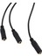 3.5mm Stereo Audio Splitter Kablosu Altın Kaplama 3.5mm (1/8 Inç) Trrs Stereo Fiş Erkek 3 x 1/8 Inç 3.5mm Stereo Jakı Dişi 1 Giriş 3 Çıkış Stereo Audio Aux Ayırma Kablosu (Yurt Dışından) 5