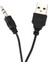 USB 2.0 Mını To Mını A. 35MM Jack Fiş Ses Veri Kablosu 45CM 4 Pcs (Yurt Dışından) 1
