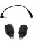 1x 2,5mm Ila 3,5 mm Stereo Ses Jak Adaptörü ve 2x Optik 3.5mm Dişi Mini Jak Fişi Dijital Toslink M Ses Adaptörüne (Yurt Dışından) 2
