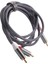 2x Rca Stereo Kablo, [6ft/1.8m, Çift Korumalı Altın Kaplama] 2rca Erkek Ila 2rca Erkek Stereo Ses Kablosu Ev Sineması Için (Yurt Dışından) 3