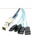 2x Mini Sas Hd SFF-8644 Ila 4 x Sata 7pın Soru Dısk Kablosu 12GBPS Sunucusu Harici Sabit Disk Yüksek Hızlı Kablo 3.33TF/1M (Yurt Dışından) 3