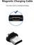 3x Yuvarlak Manyetik Kablo Fişi 8 Pin Mini USB Fişleri Hızlı Şarj Telefon Mıknatıs Şarj Cihazı Fişi (Yurt Dışından) 5