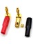 8 Pcs Cmc Altın Kaplama Rca Fono Şasi Soketi ve 8pcs 4mm Muz Fiş Hoparlör Kabloları Bağlayıcı Adaptörü (Yurt Dışından) 2