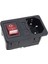 Sigorta Anahtarı 10A 250V 3 Pin IEC320 C14 ile 3x Giriş Erkek Güç Soketi (Yurt Dışından) 3