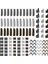 120 Adet Metal Fermuarlı Kafa Kaydırıcı, 4 Boyutta Fermuarlı Alt Kaydırıcılar Tutucu Yerleştirme Pimi, Fermuarlı Tıpa Onarım Aracı Kiti (Yurt Dışından) 3