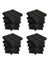 24 Paket 30X30X5CM Akustik Köpük Paneller Eğimli 9 Blok Karo Ses Panelleri Takozlar Ses Geçirmez Ses Yalıtım Emici (Yurt Dışından) 1