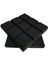 18 Paket 30X30X5CM Akustik Köpük Paneller Eğimli 9 Blok Karo Ses Panelleri Takozlar Ses Geçirmez Ses Yalıtım Emici (Yurt Dışından) 4