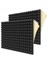 48PCS Ses Geçirmez Köpük Paneller Duvar Stüdyo Ev ve Ofis Için 2 Inç x 12 Inç x 12 Inç Piramit Şekilli Akustik Paneller (Yurt Dışından) 2