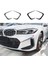 Araba Ön Tampon Ayırıcı Spoiler Trim Sis Fg To Canard Için Bmw 3 Serisi G20 G21 Lcı M Sport 2023+ Parlak Siyah (Yurt Dışından) 4