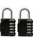 2pcs Kombinasyon Kiliti 4 Sakız Kombinasyon Okul Spor Salonu/çit/araç Kutusu/kılıf Hasp Dolap Depolama (Yurt Dışından) 1