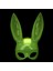 Karanlıkta Parlayan Fosforlu Tavşan Maskesi – Glow Bunny Masquerade Maske (32X22 Cm) 2