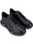 Erkek Siyah Deri Sneakers & Spor Ayakkabı 246 1023 Erk Ayk SK25-26 Sıyah Dr 2