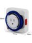 Çıkış Zamanlayıcı Anahtarı 24 Saatlik Plug-In Elektrikli Mekanik Çıkış Zamanlayıcı Anahtarı Outlet Mekanik Zamanlama Soketi Abd Fişi (Yurt Dışından) 3