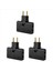 3x Ab Fiş Dönüştürücü 3 1 Rotatable Outlet Extender 180 Derece Uzatma Fiş Multi Fiş Mini Çıkış Adaptörü Siyah (Yurt Dışından) 1