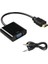Sp-Hd/vga Audıo HDMI To VGA Dönüştürücü Adaptör 4
