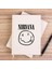 Nirvana Smiley Face Çizgisiz Kanvas Defter Çizgisiz 1