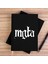 Mgla Logo Siyah Kanvas Defter Çizgisiz 1