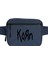 Korn Logo 2 Bel Çantası Fermuarlı Lacivert Renk 1