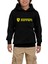 Ferari Logo Gold Text Siyah Çocuk Kapşonlu Sweatshirt 1