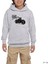 Harley Night Rod Special Gri Çocuk Kapşonlu Sweatshirt 1