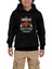Amerikan Muscle Car Siyah Çocuk Kapşonlu Sweatshirt 1
