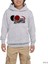 Masa Tenisi Gri Çocuk Kapşonlu Sweatshirt 1