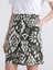 Yeni Sezon Beli Lastikli Desenli Kadın Şort 3