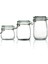 3'lü Set Korken Kavanoz Vakumlu Kilitli Cam Saklama Kavanozu 500ML - 750ML - 1000ML 2