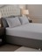 Çift Kişilik Lastikli Çarşaf Seti- Gri 3
