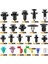 725PCS Araba Push Tutma Klipsleri ve Otomatik Bağlantı Elemanları Çeşitler - 23 Yaygın Boyutlar Kablo Bağları ile Tampon Mudguard Perçinleri (Yurt Dışından) 2