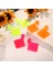3 Çift 80&#39 Lerin Neon Küpe Retro Küpe 80S Kare Damla Dangly Küpeler Kadınlar Için Cosplay Parti Aksesuar (Yurt Dışından) 3