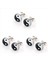 3 Çift Yuvarlak Pim Sembolü Yin ve Yang 10MM Küpeler (Yurt Dışından) 1