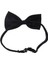 Garsonlar Için 2 Adet Katı Siyah Önceden Bağlı Düzenlenebilir Klipsli Kurulum Bowtie (Yurt Dışından) 3