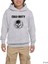 Call Of Skull Gri Çocuk Kapşonlu Sweatshirt 1