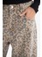 Coool Baggy Fit Leopar Desenli Normal Bel Gabardin Pantolon G2776AX25WN 3