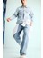 %100 Pamuk Baggy Fit Normal Bel Geniş Paça Jean Pantolon E8421AX25AU 3