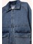 Relax Fit Fermuarlı Denim Ceket F0097AX25AU 5