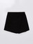 Yeni Sezon Kadın Beli Fermuarlı Düz Şort Etek 5