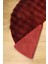 Çam Ağacı Ayak Halısı Örtüsü, Yılbaşı Ağacı Altı Örtüsü Peluş Bordo, Bubble Halı 100X100 cm 4