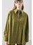 Parçalı Tasarım Gömlek Yağ Yeşili 2