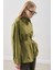 Parçalı Tasarım Gömlek Yağ Yeşili 4