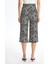 Yeni Sezon Beli Lastikli Desenli Kadın Kapri 4