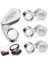 4pcs Aydınlatılmış Kuyumcular Loupe Büyüteç, 10X 20X 30X 40X Tam Metal Büyüteçler, Cep Katlanabilir Takı Döngüsü (Yurt Dışından) 2