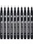 Sipa 8 Adet Siyah Ince Kalemler Mini Liner Fineliner Çizim Kalemleri (Yurt Dışından) 1