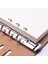 A5 Defter 6 Delikli Pu Deri Kapaklı Defter (Kahverengi) (Yurt Dışından) 2
